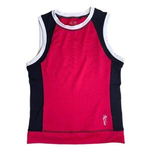 Champion Women's Sleeveless Red/Black Athletic Shirt Size S